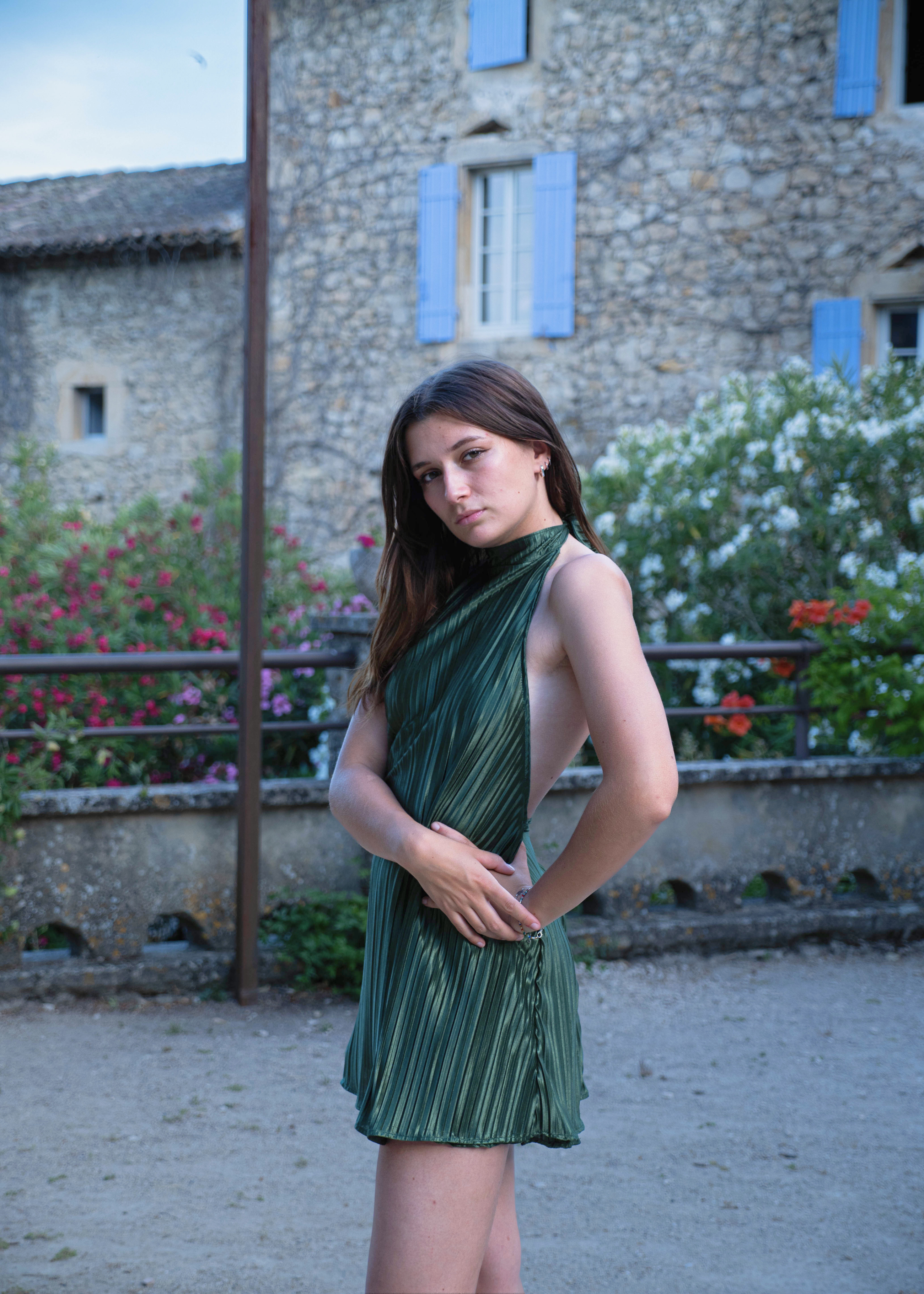 La robe Dune plissé
