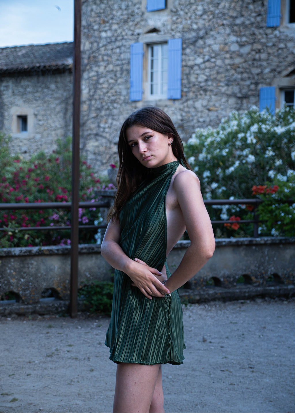 La robe Dune plissé