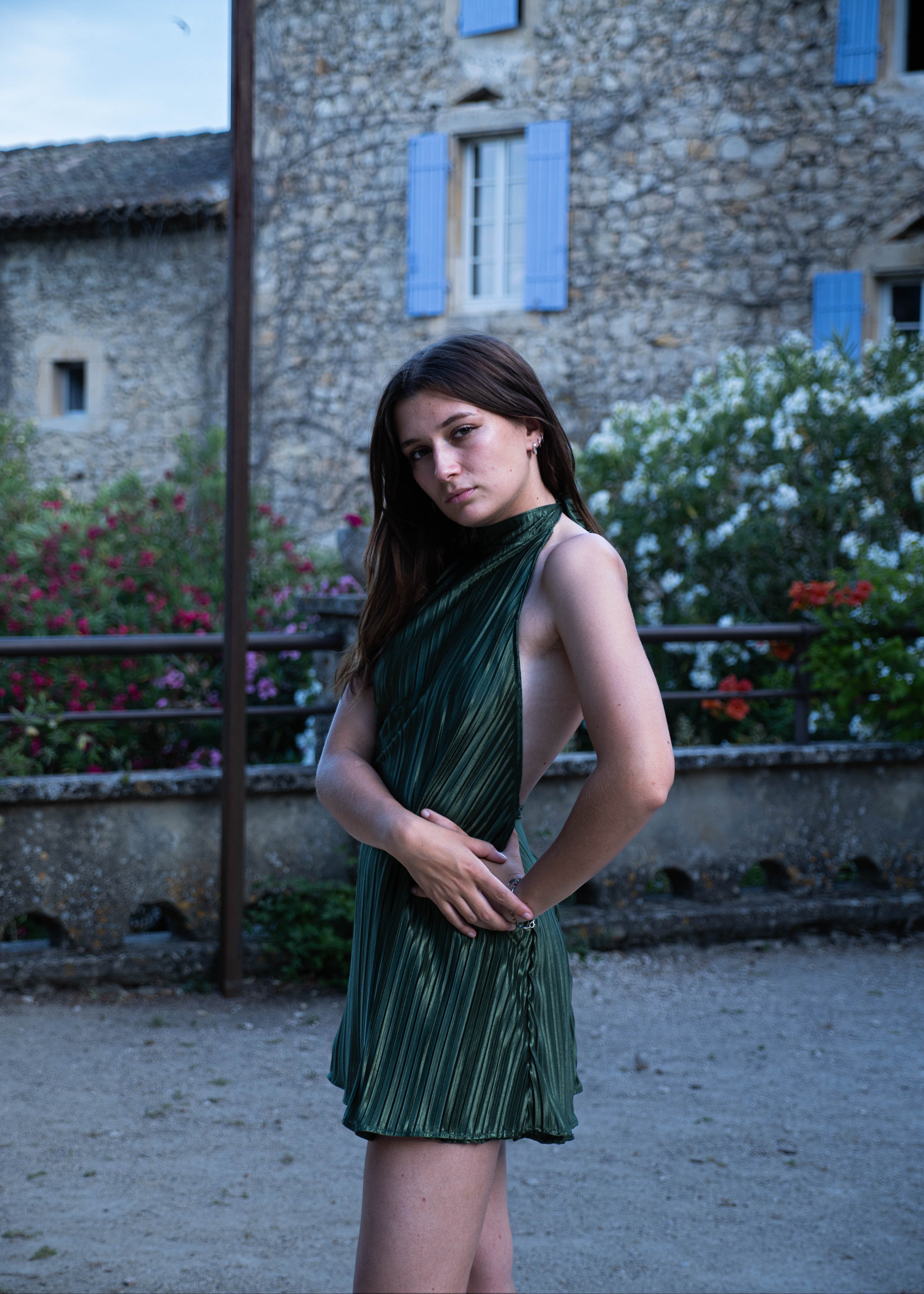 La robe Dune plissé